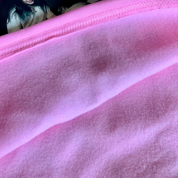 NWT CROPPED CAT EAR HOODIE , PINK - Picture 5 of 5